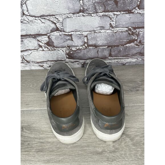 Goodman Brand Edge Charcoal Suede Casual Lace Low Top Sneakers Men Sz 42EU/9M US - Picture 6 of 16